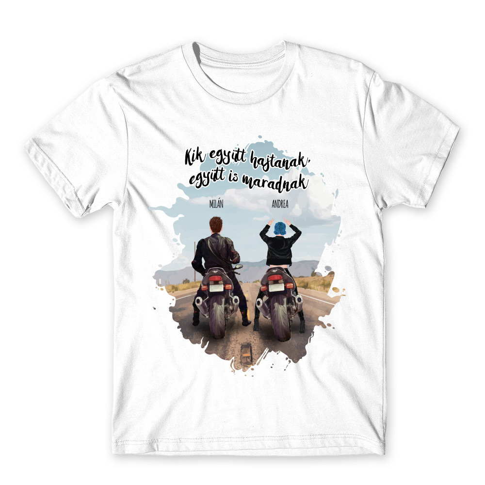 Motoros pár - MyLife Férfi Póló