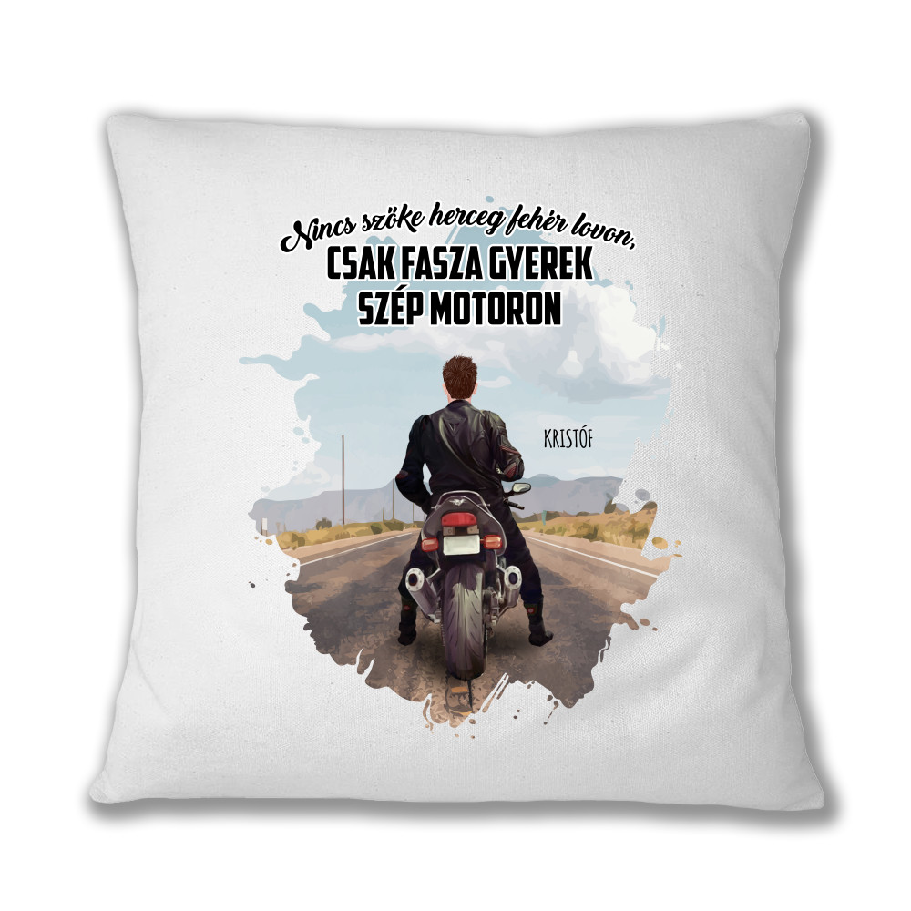Motoros férfi - MyLife Párnahuzat
