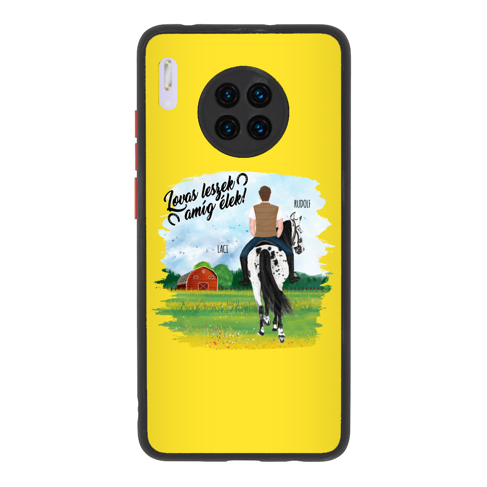 Lovas férfi tavaszi mezőn - MyLife Huawei Telefontok