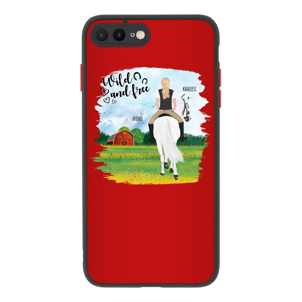 Lovas nő tavaszi mezőn - MyLife Apple iPhone Telefontok