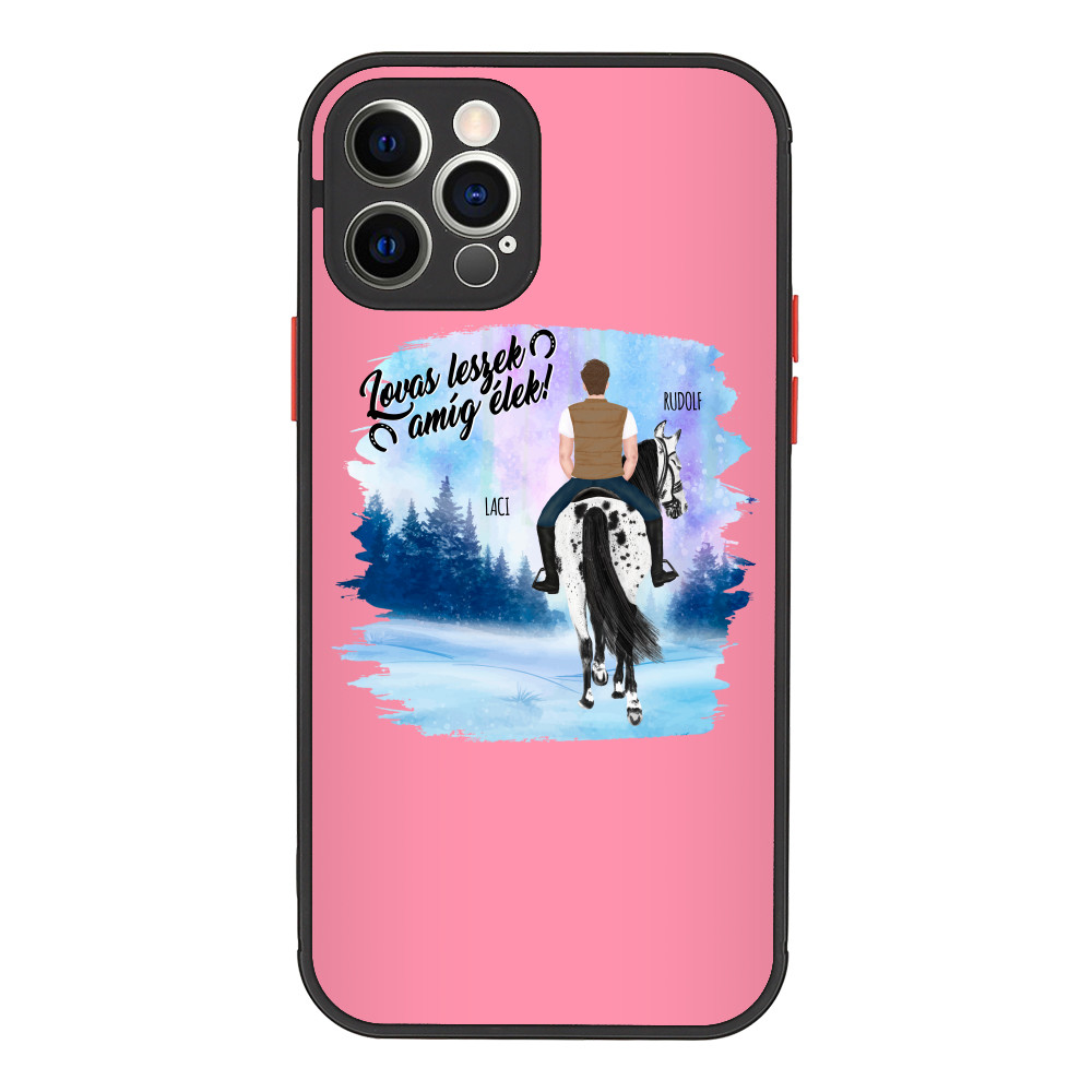 Lovas férfi téli tájon - MyLife Apple iPhone Telefontok