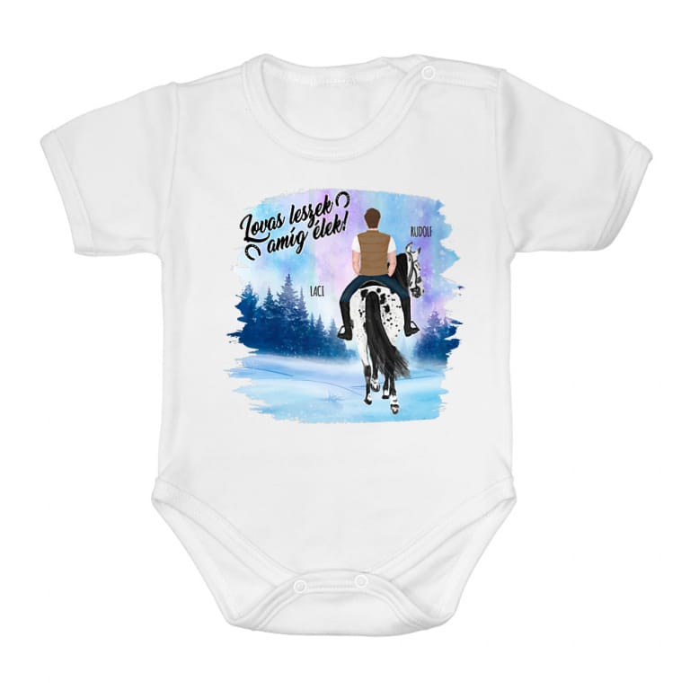 Lovas férfi téli tájon - MyLife - Baba Body