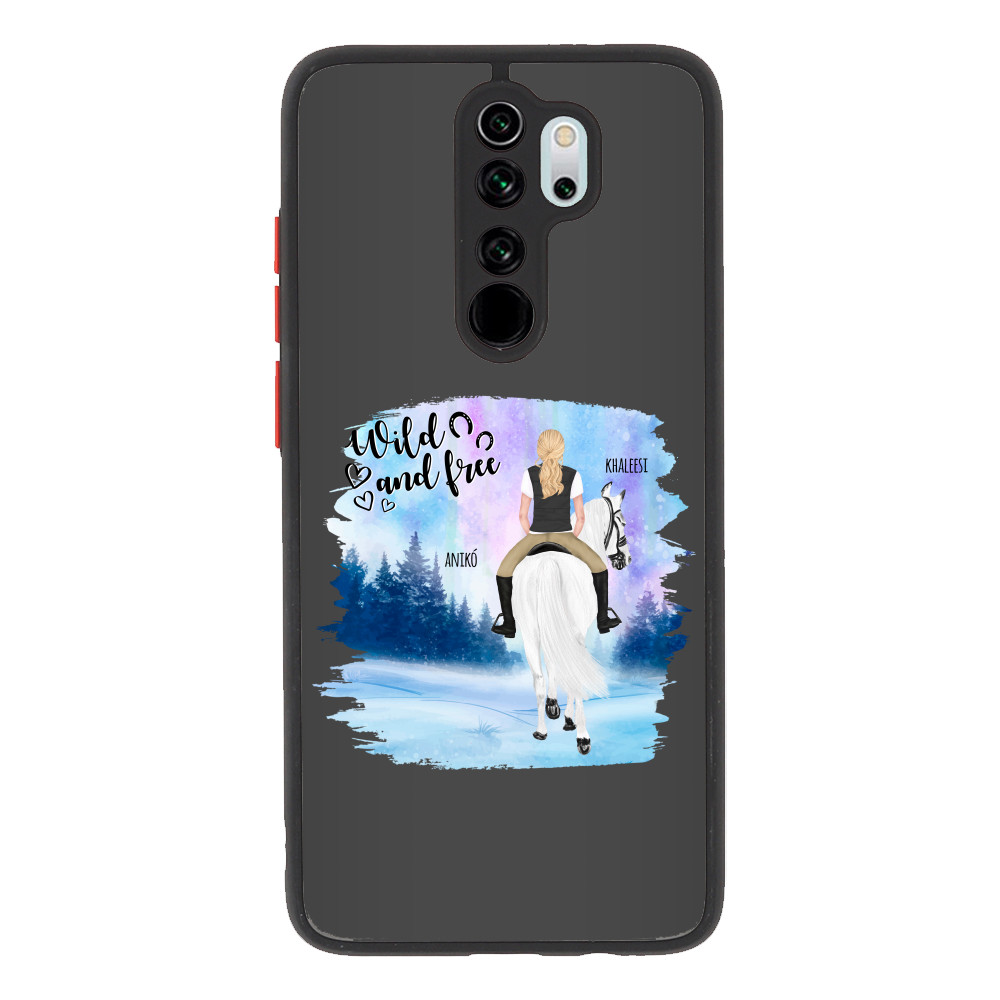 Lovas nő téli tájon - MyLife Xiaomi Telefontok