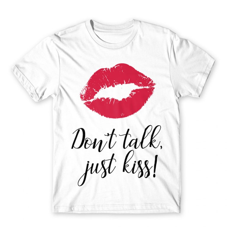 Don't talk just kiss - Férfi Póló