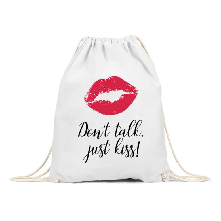 Don't talk just kiss - Tornazsák
