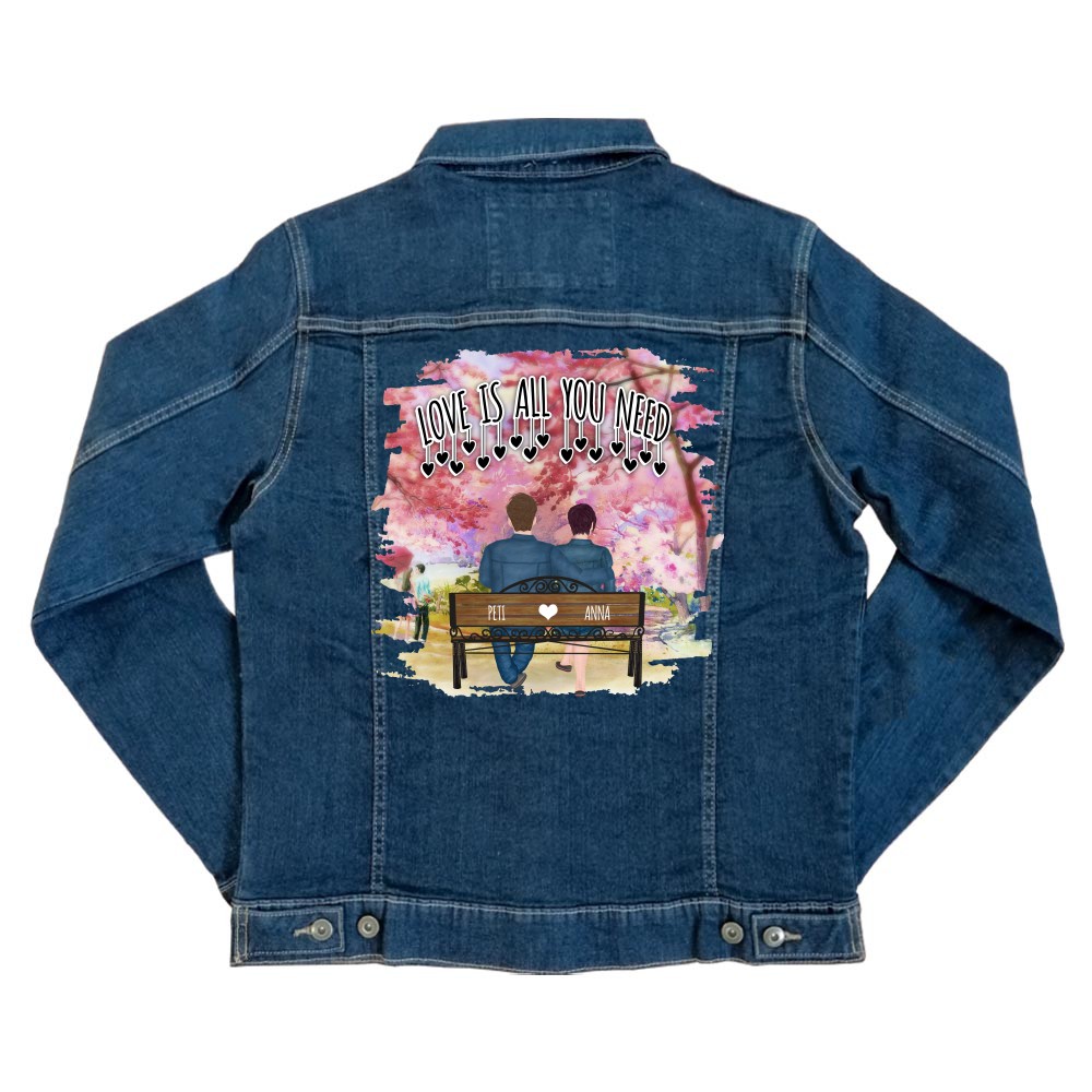 Pár a parkban tavasszal - Mylife Unisex Farmerkabát