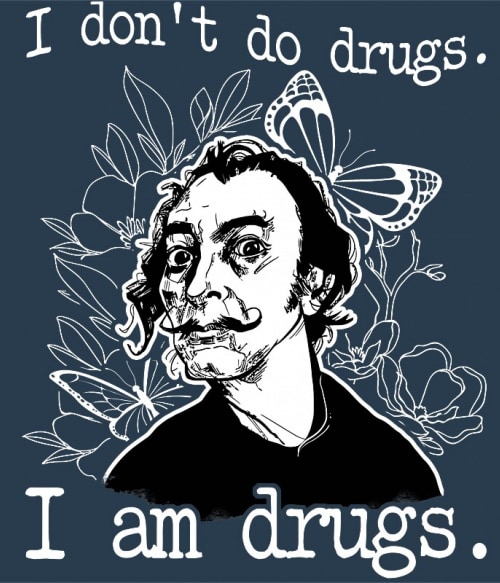 I am Drugs - Dali Dali Pólók, Pulóverek, Bögrék - Művészet