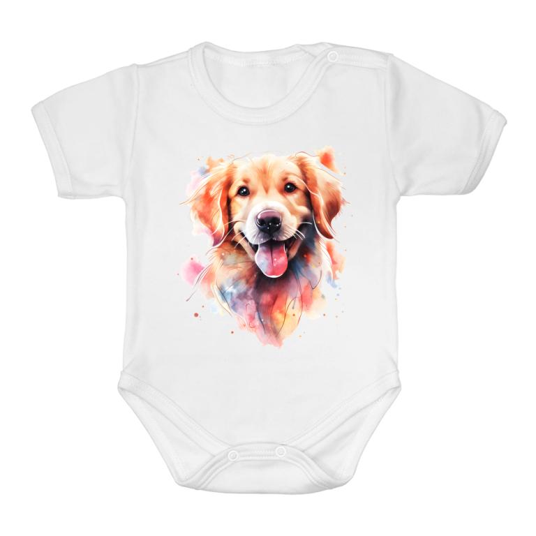 Golden retriver watercolor