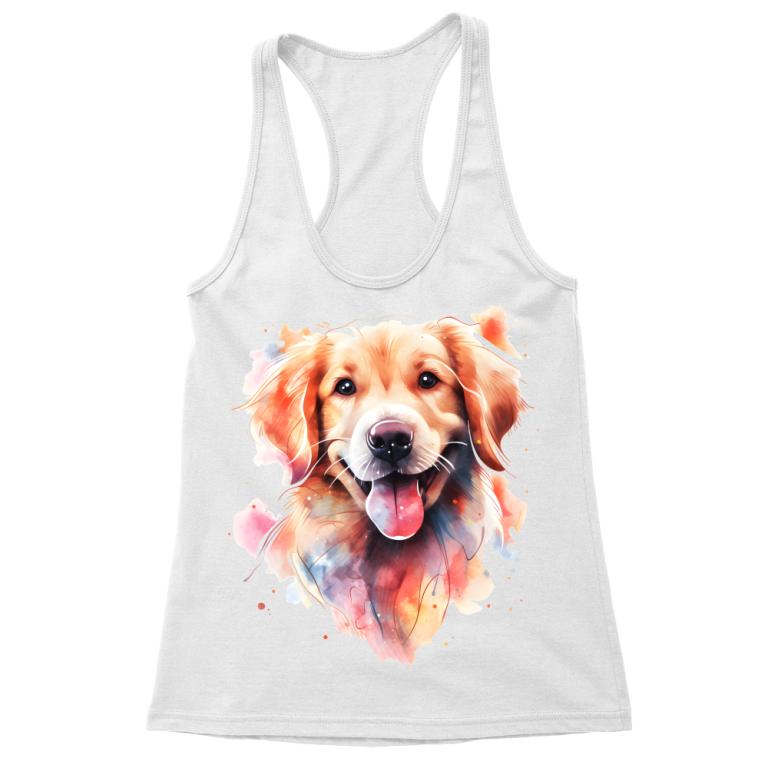 Golden retriver watercolor