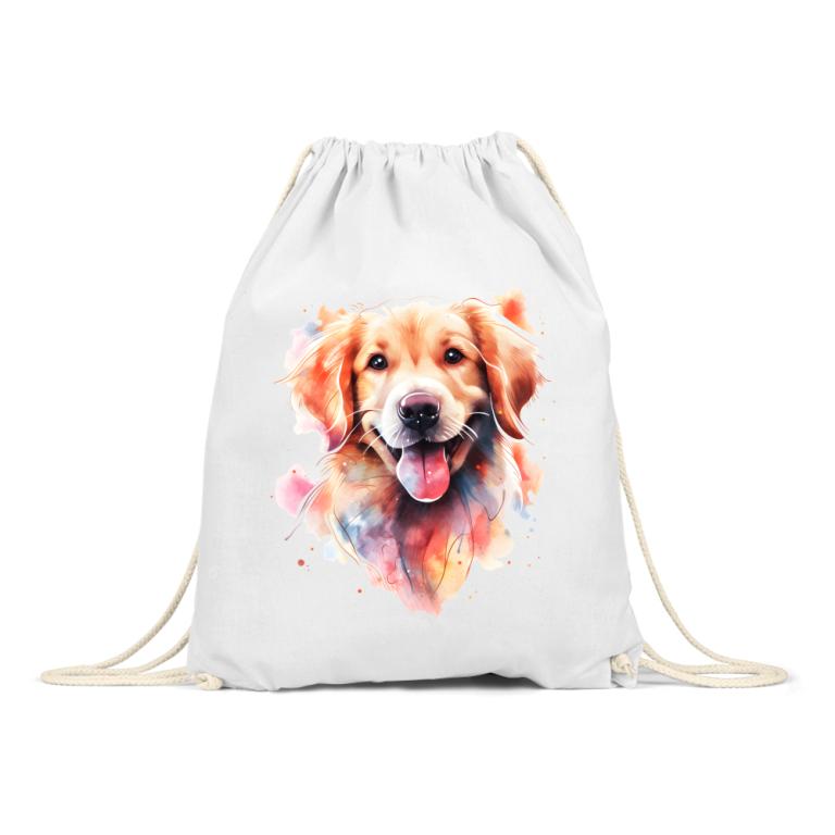 Golden retriver watercolor