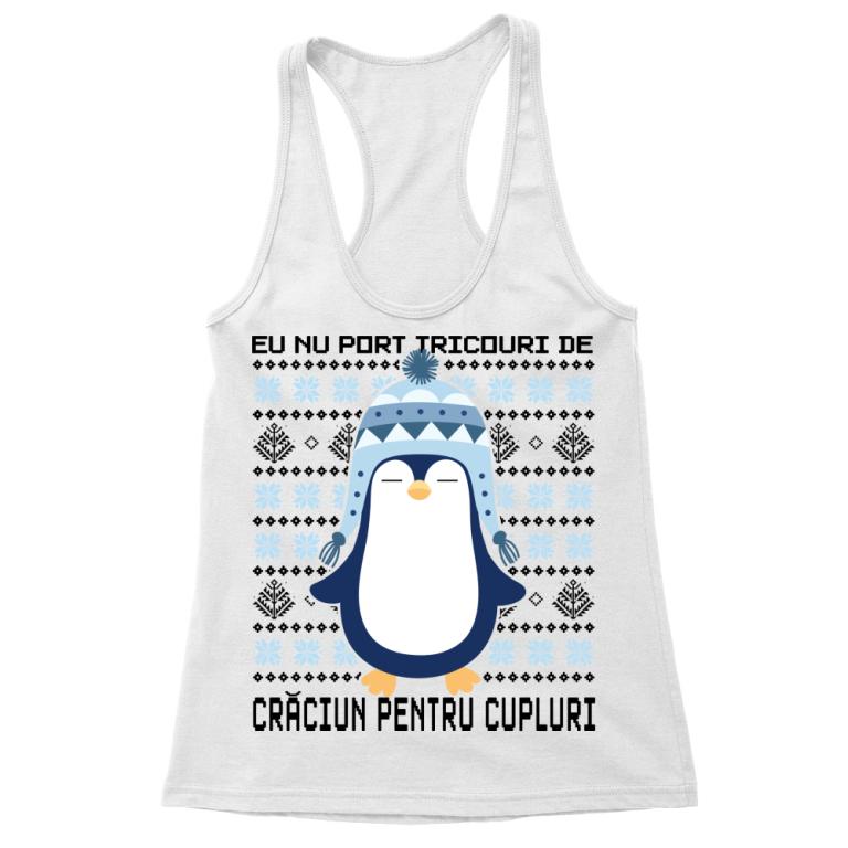 Tricou pentru cupluri băiat pinguin