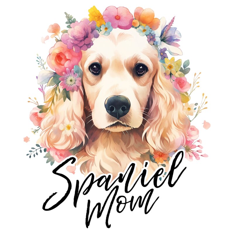 Spaniel Mom Watercolor