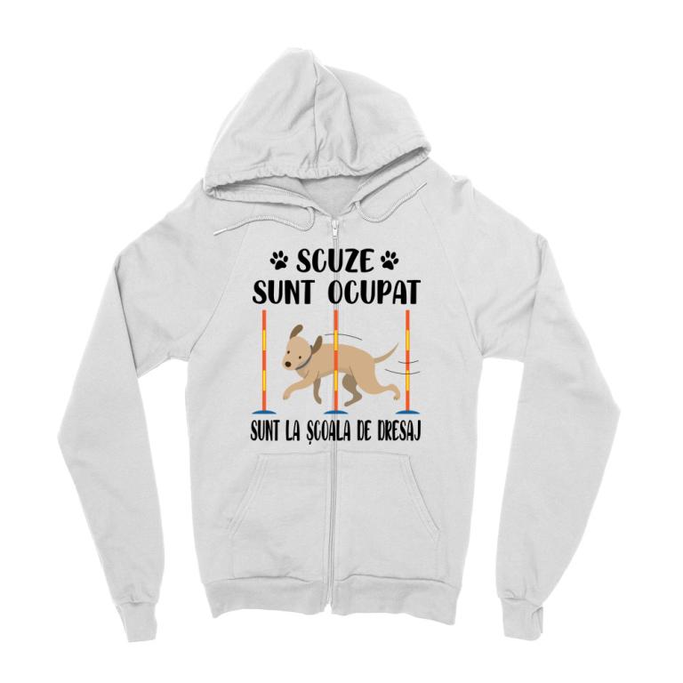 Scuze, sunt la școala de dresaj