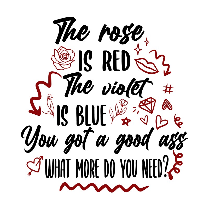 The roses are red - Design preview