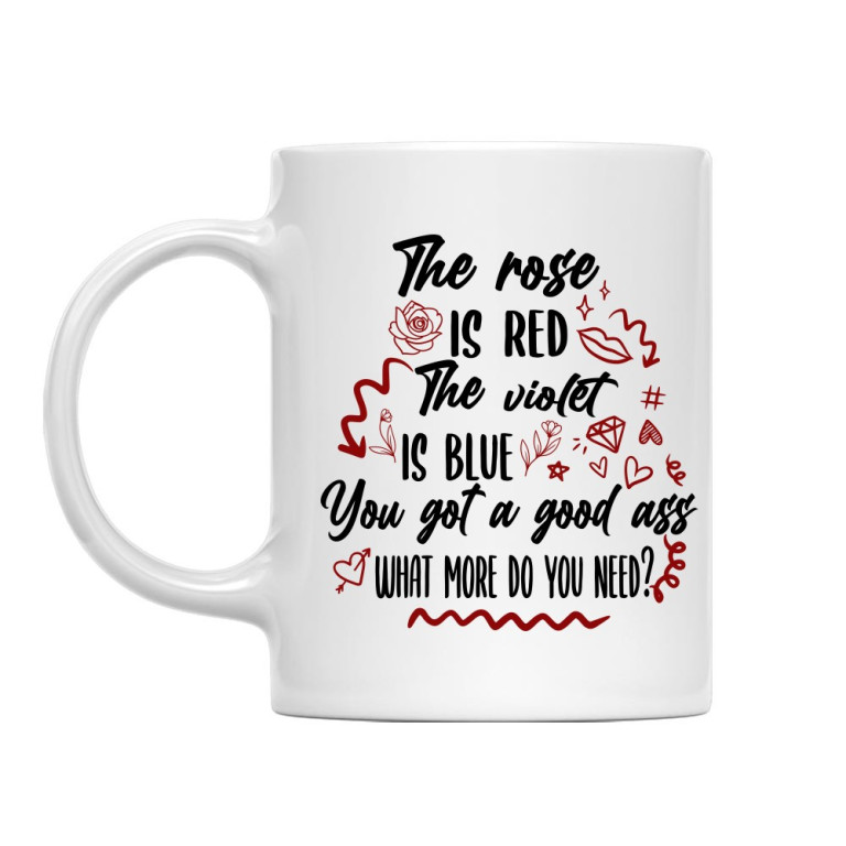 The roses are red