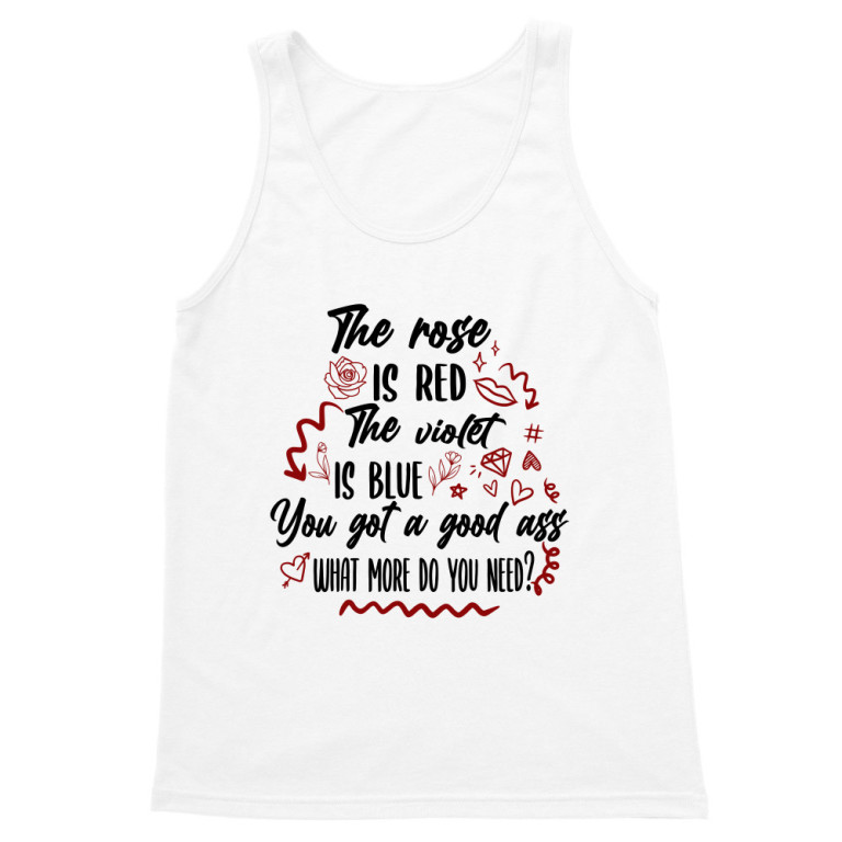 The roses are red