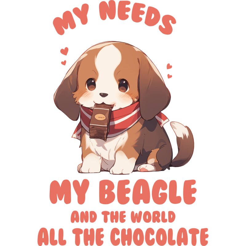 Beagle and chocolate