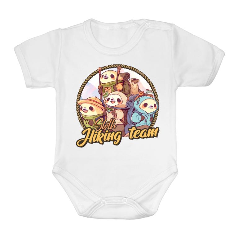 Sloth hiking team logo