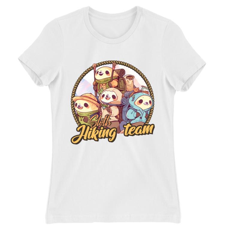 Sloth hiking team logo