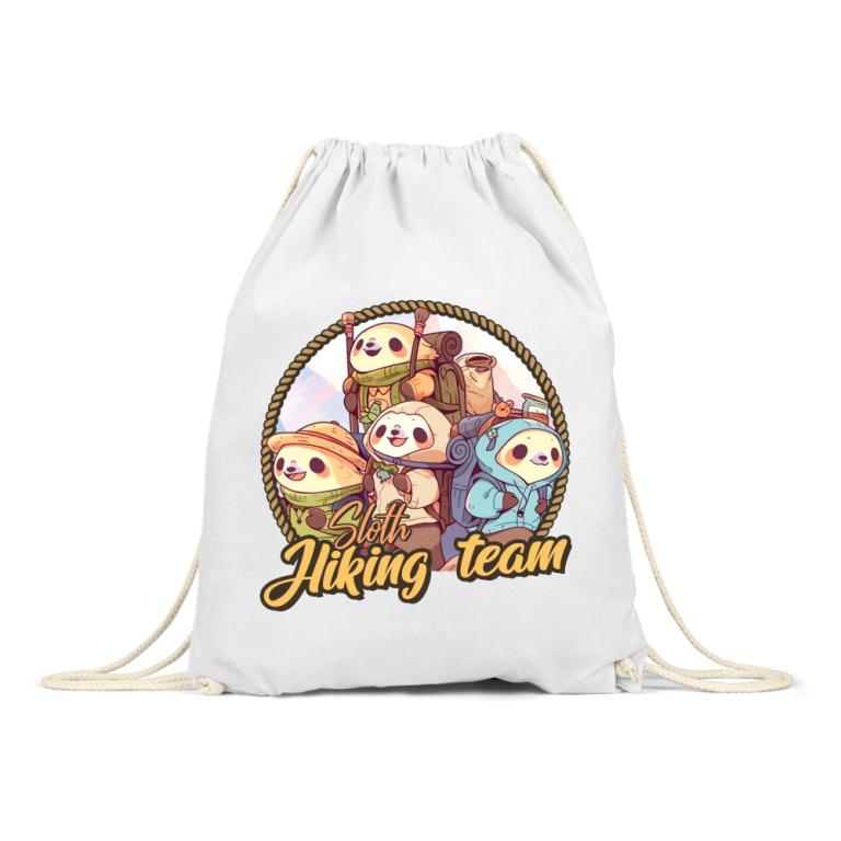 Sloth hiking team logo