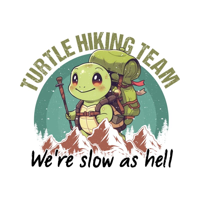 Turtle hiking team