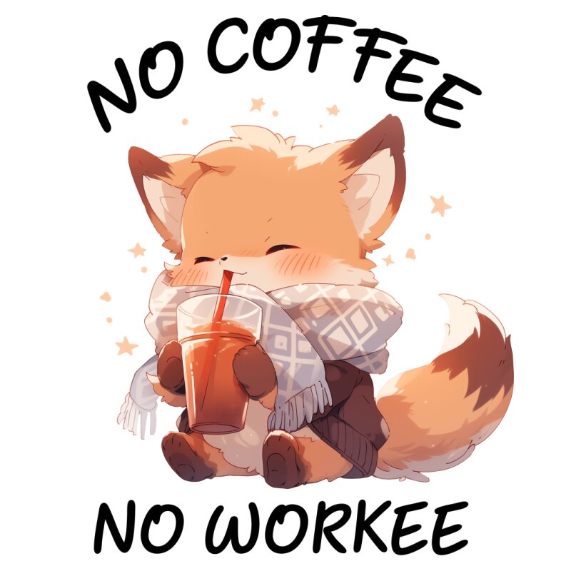 No coffee - fox