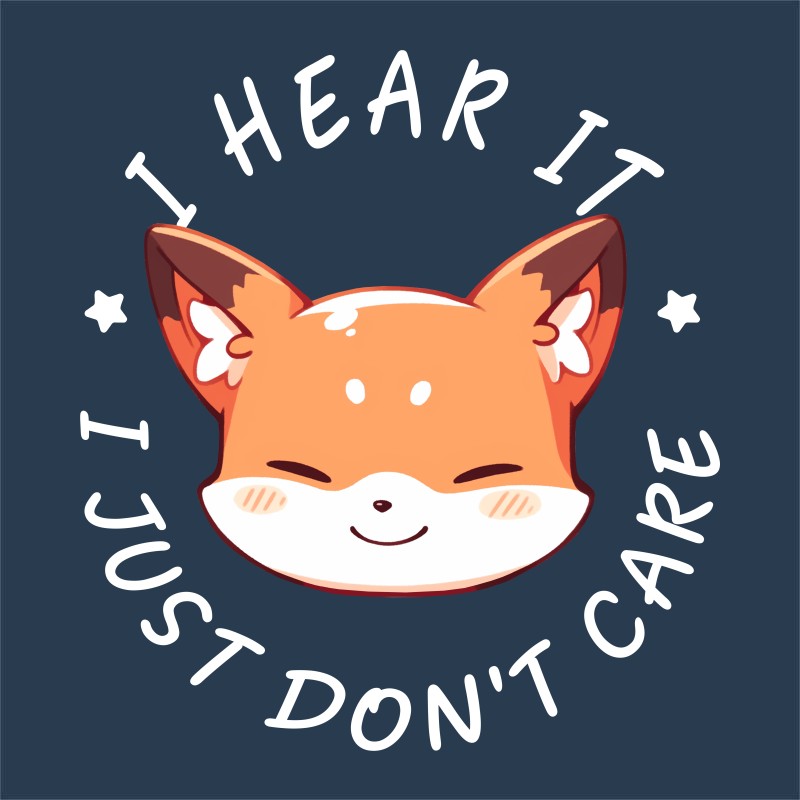 I don't care - fox