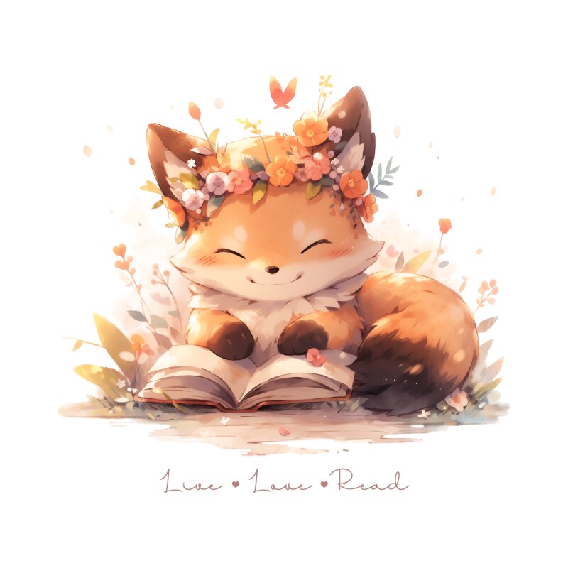 Live, Love, Read - fox