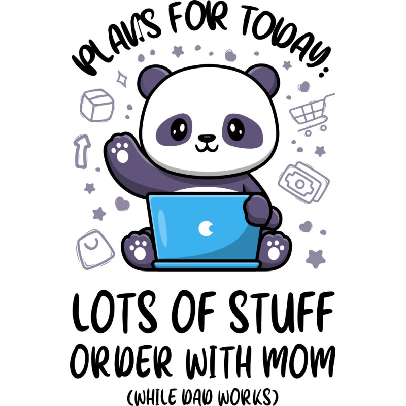 Shopping online with mommy