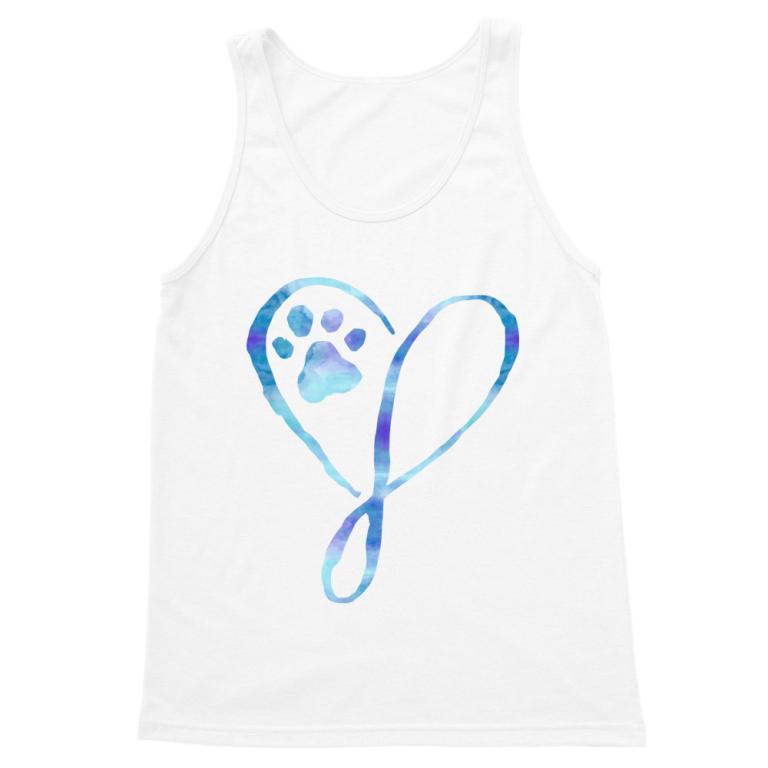 Blue watercolor heart - Noé