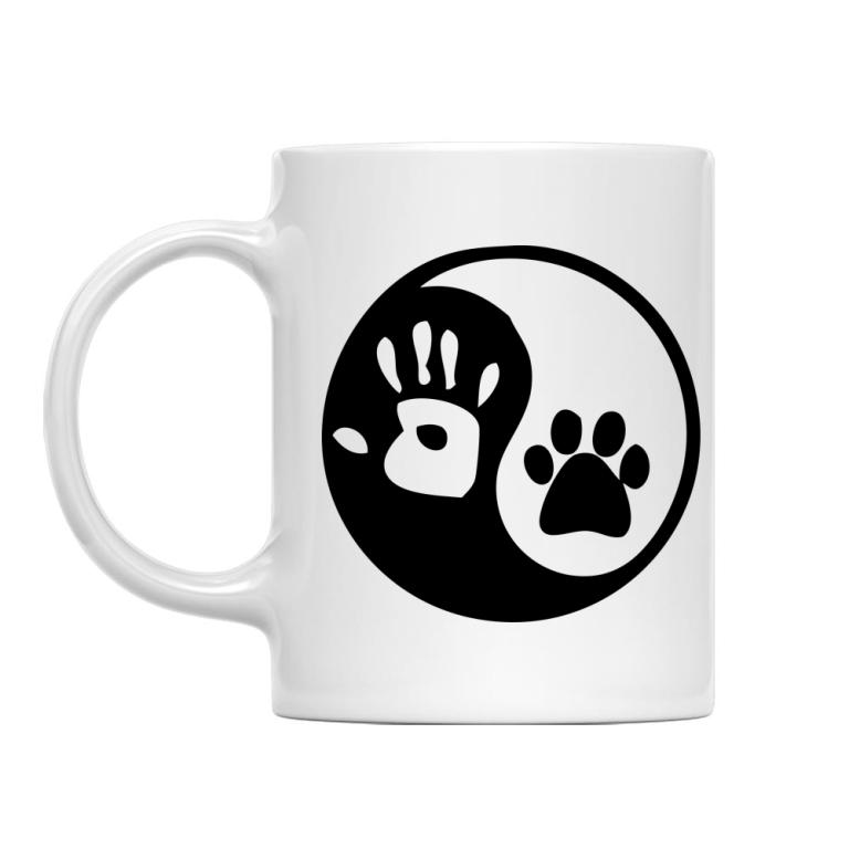 Hand and paw - Yin yang