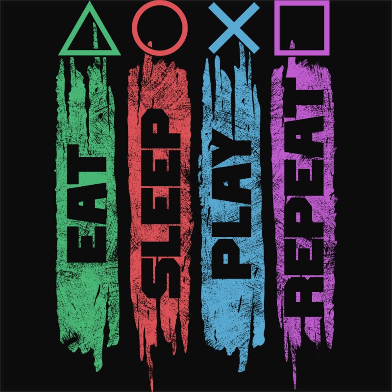 Play - Color Grunge