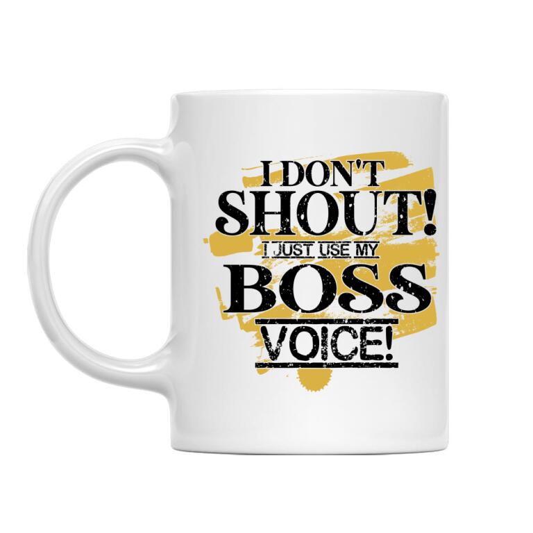 I'm not shouting