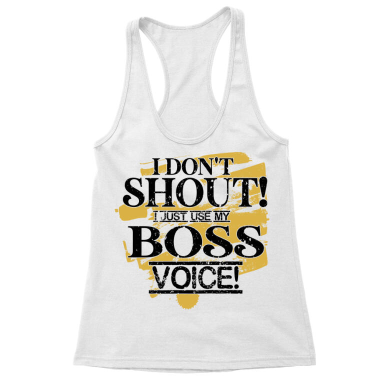 I'm not shouting