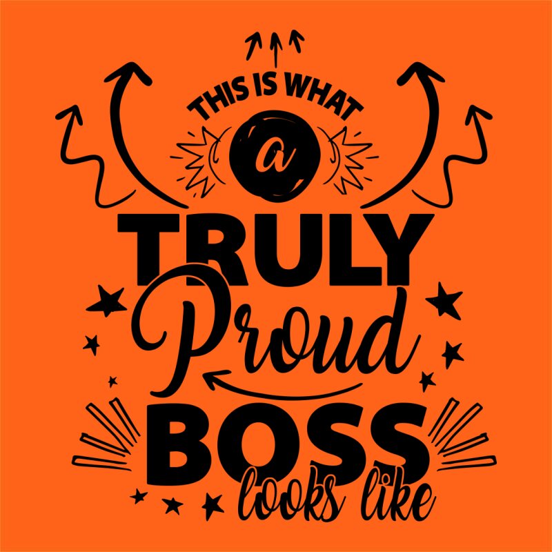 Proud boss