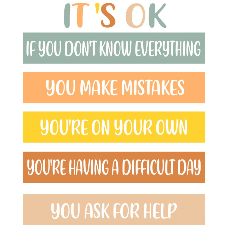 It's okey - Teacher