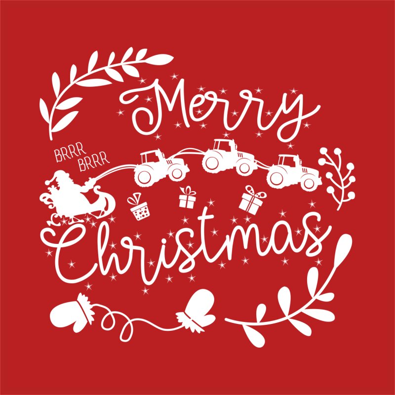 Merry Christmas - Tractor