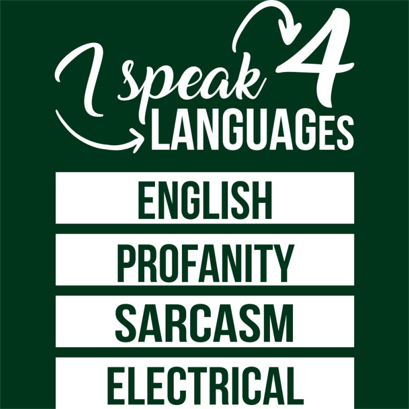 I speak four languages