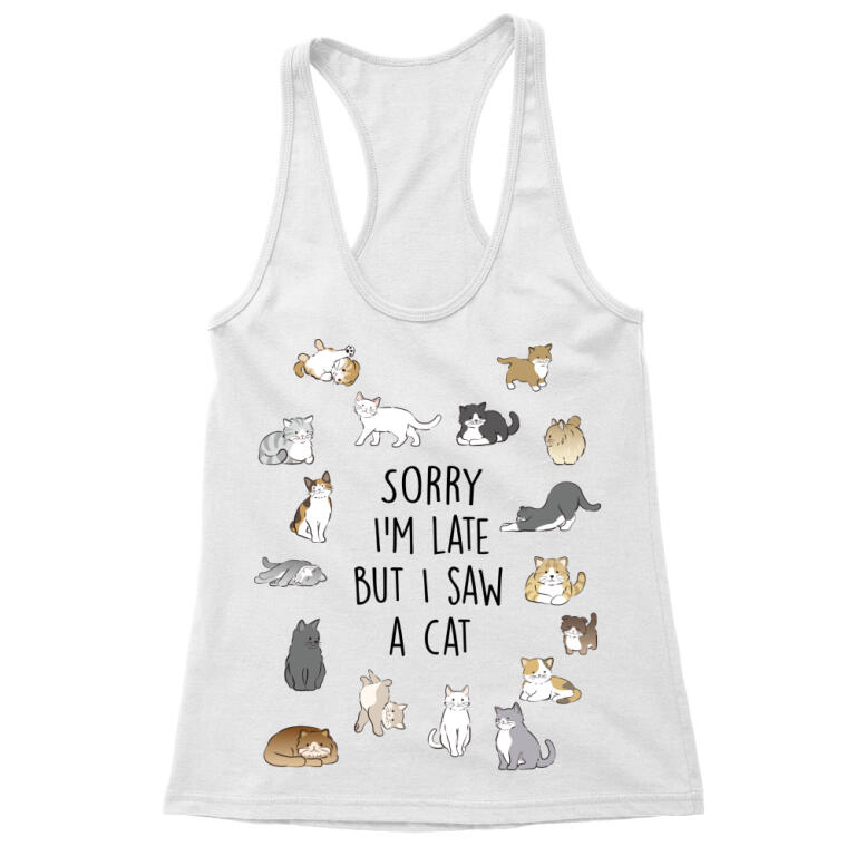 I saw a cat