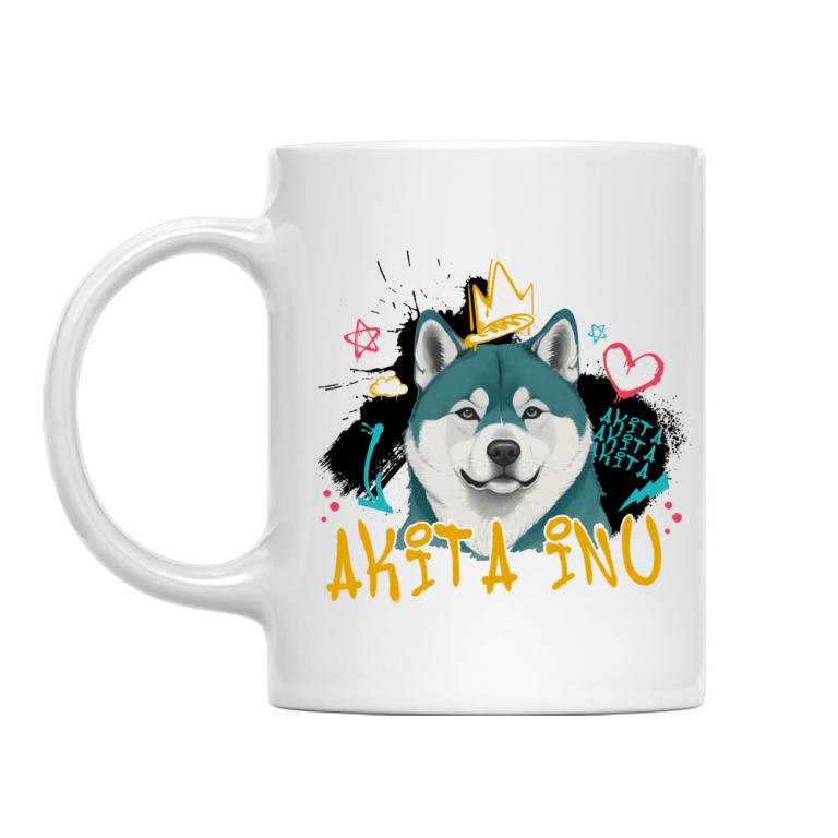 Graffiti - Akita Inu