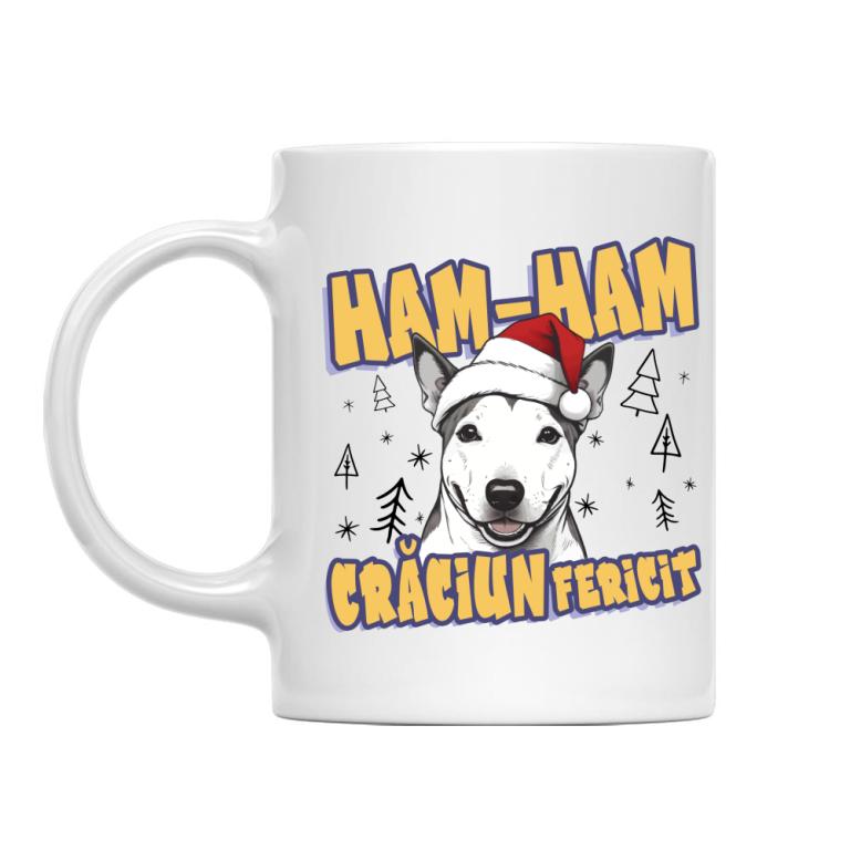 Crăciun fericit - Bull Terrier