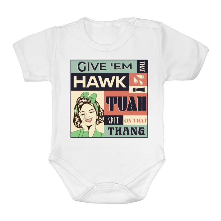 Hawk Tuah retro poster