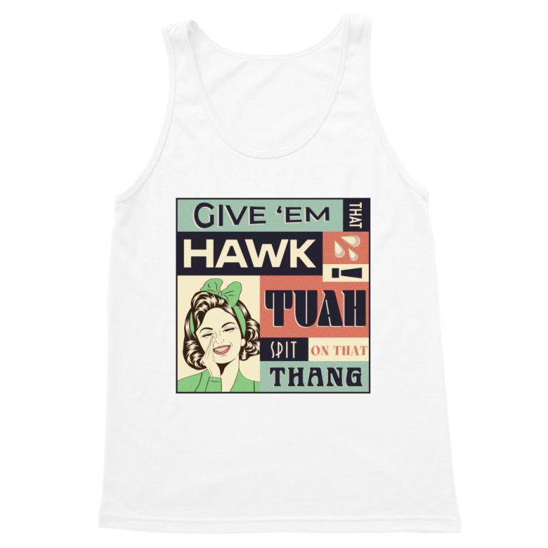 Hawk Tuah retro poster