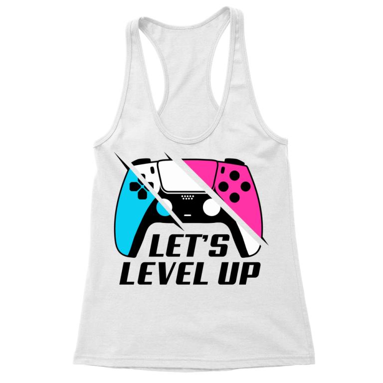 Let's Level Up - Logo - Női Trikó
