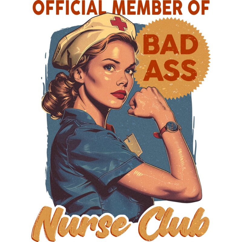 Retro Badass Nurse Club