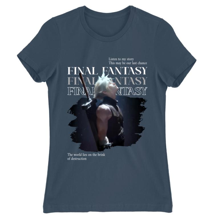 Final Fantasy - Listen to my story - Femei tricouri
