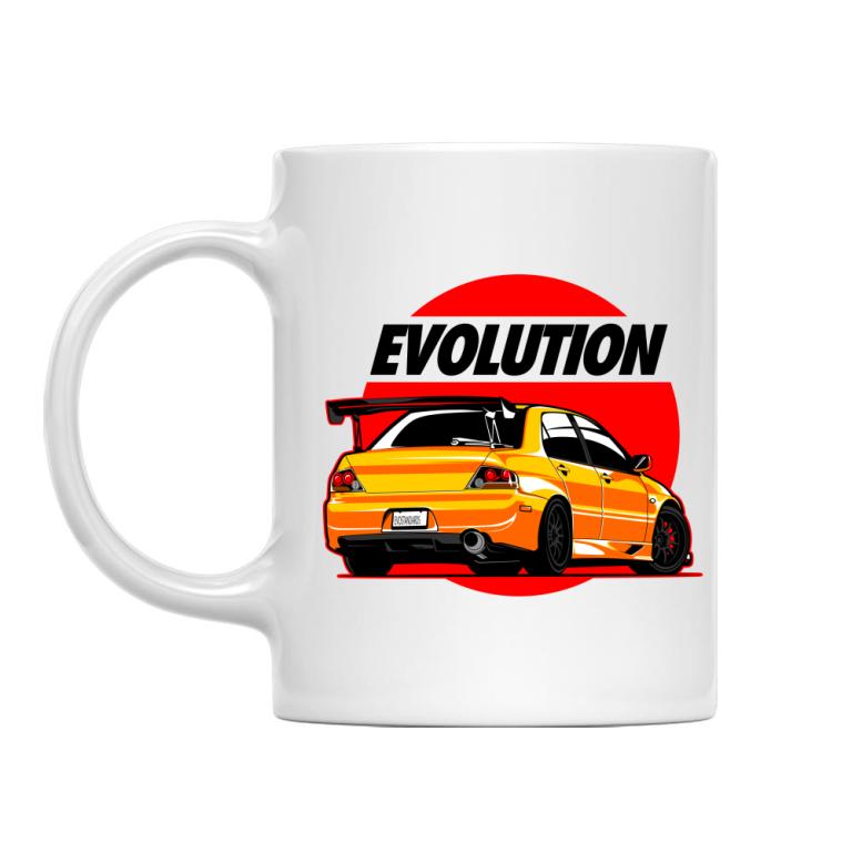 Mitsubishi Evolution Sunset