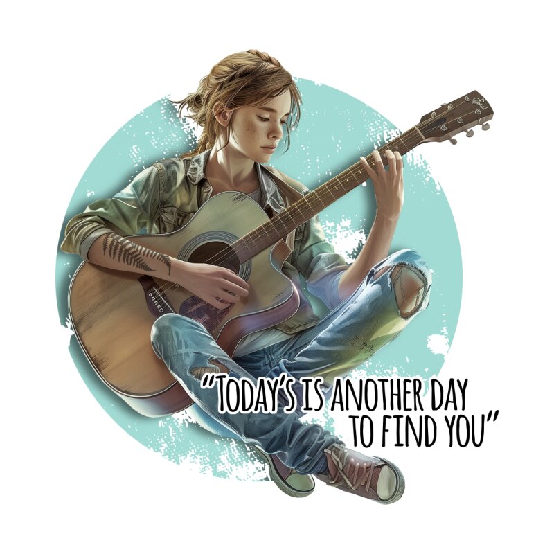 Ellie plays guitar.