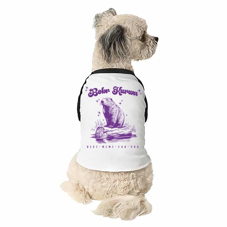 Retro Bobr - Dog T-shirt