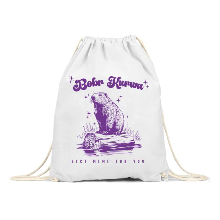 Retro Bobr - Drawstring Bag